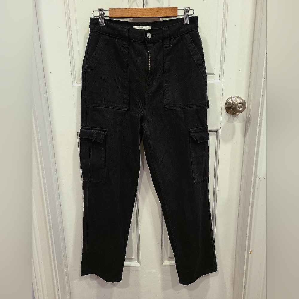 Pacsun Black High Rise Carpenter Straight leg Pants